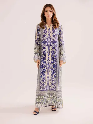 2 Pcs Women's Stitched Lawn Printed Shirt And Trouser thumbnail 3