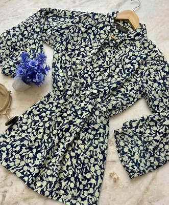 Chiffon Printed Top - Stylish Women's Stitched Wear 1 Pc thumbnail 2