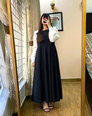 1 Pc Women's Stitched Georgette Plain Maxi thumbnail 2