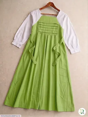 1 Pc Women's Stitched Georgette Plain Maxi thumbnail 1