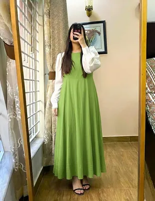 1 Pc Women's Stitched Georgette Plain Maxi thumbnail 2