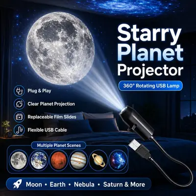 LED Galaxy Flashlight Projector