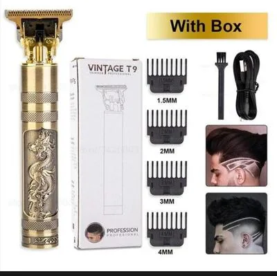 Men's Rechargeable Hair Trimmer with Pop-Up Trimmer - 3 Blades for Effortless Grooming thumbnail 5