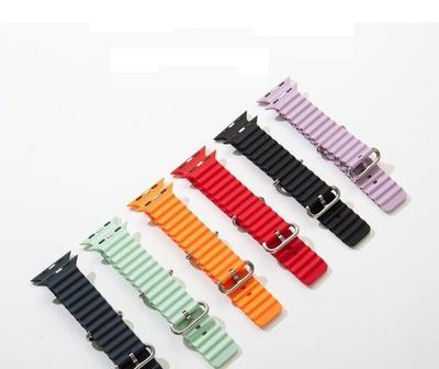 Colorful Silicone Apple Watch Bands for Men Women 40mm