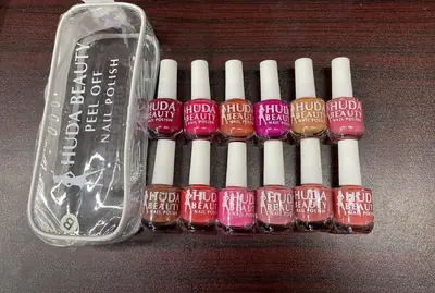 Full Size Huda Beauty Peel Off Nail Polish, Pack Of 6 thumbnail 3