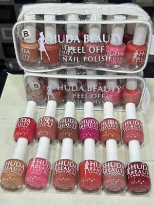 Full Size Huda Beauty Peel Off Nail Polish, Pack Of 6 thumbnail 4