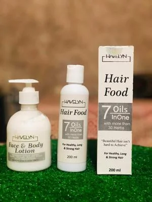 2 in 1 Skincare & Haircare Bundle - Body Lotion & Hair Oil Set