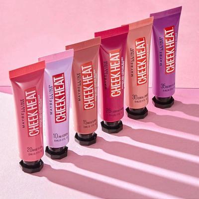 Cheek Heat Blush Set 6 Shades Gel Cream Lightweight thumbnail 3