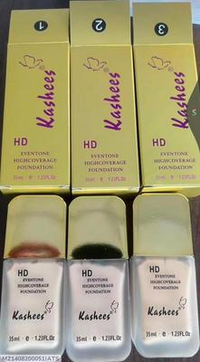 Kashees HD Liquid Foundation Fair Ivory Natural 36h Wear thumbnail 5