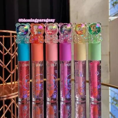 Cute Glitter Lip Gloss, Pack of 6