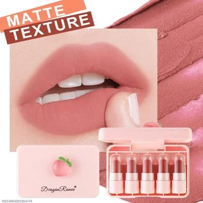 5 Pcs High Pigmented Lipstick Set - Bold and Beautiful thumbnail 6