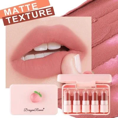 5 Pcs High Pigmented Lipstick Set - Bold and Beautiful