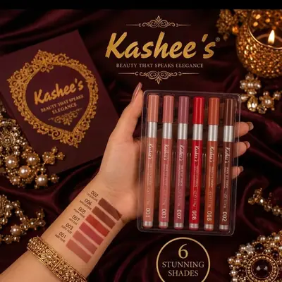 Kashee's High Pigmented Lipstick, Pack Of 6 thumbnail 2