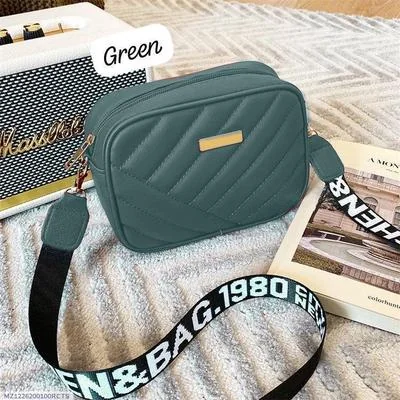 Green Quilted Women's Crossbody Bag thumbnail 1