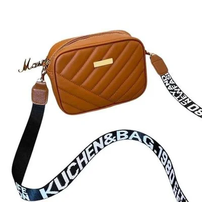 Mustard Quilted Crossbody Bag for Women