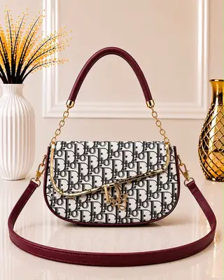 Women's Leather Plain Shoulder Bag