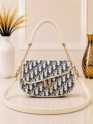 Women's Leather Plain Shoulder Bag