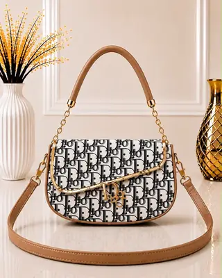 Women's Leather Plain Shoulder Bag