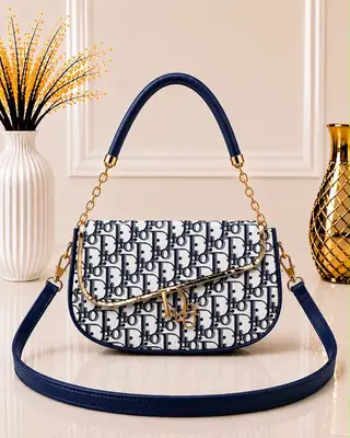 Women's Leather Plain Shoulder Bag