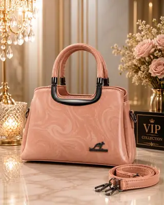 Women's Leather Printed Shoulder Bag