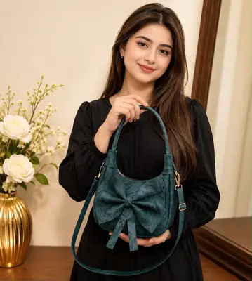 Women's Leather Plain Shoulder Bag