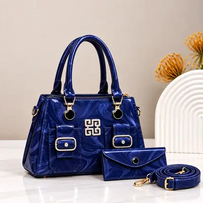 Women's Leather Plain Shoulder Bag