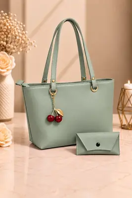 Women's Leather Plain Shoulder Bag