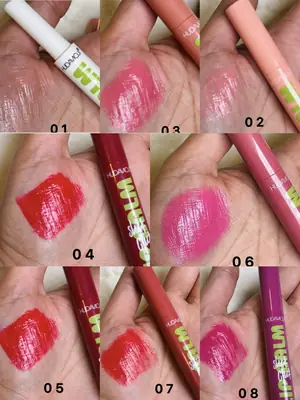 Hudamoji Lip Blam Button Lipstick 8 pcs set thumbnail 4