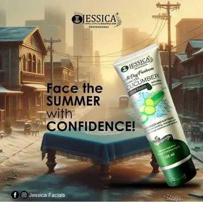 Jessica Detoxifying Charcoal Facial Foam 125ml thumbnail 6