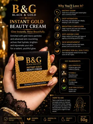 B&G Instant Gold Beauty Cream 50 Ml