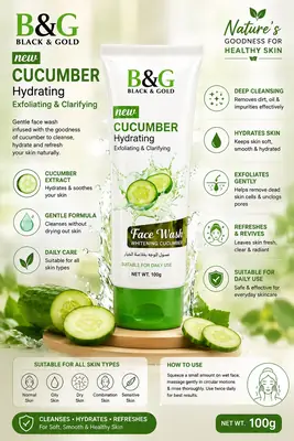B&G Whitening Facewash 100ml thumbnail 3
