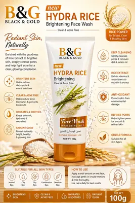 B&G Whitening Facewash 100ml thumbnail 4