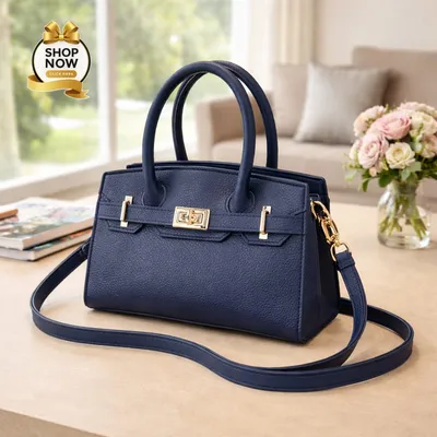 Women's Rexine Plain Hand Bag thumbnail 2