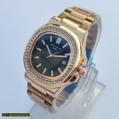 Men's Rose Gold Watch 42mm Diamond Bezel