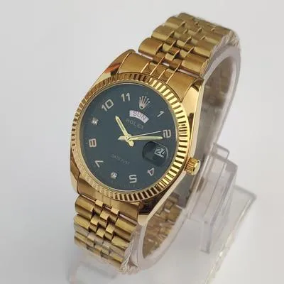 Rolex Mens Stainless Steel Wrist Watch