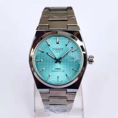 Tissot Men's Stainless Steel Turquoise Watch