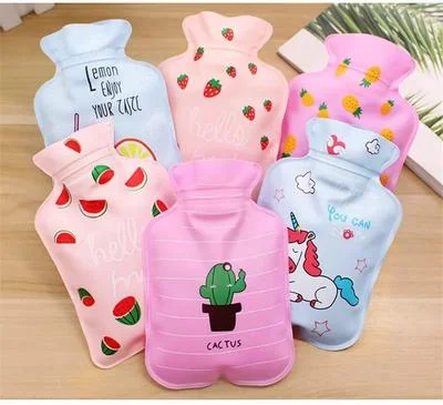 4-Piece Hot Water Bottle Set for Winter Warmth