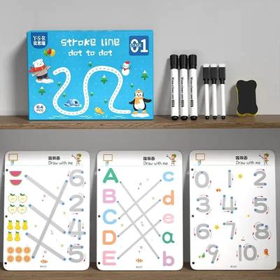 A5 Stroke Dot-to-Write Learning Book for Kids