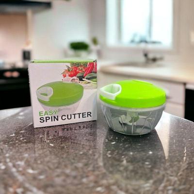 Manual Food Chopper ABS Plastic Multi-Color Portable Kitchen Tool thumbnail 7
