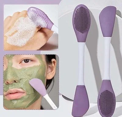 Silicone Face Mask Brush Pack of 4 Reusable Travel Friendly