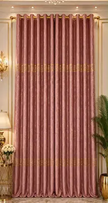 Luxurious 1 Pc Velvet Textured Curtain