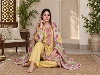 Stylish 3 Pcs Women's Unstitched Lawn Digital Print Suit thumbnail 5