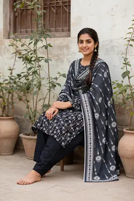 Stylish 3 Pcs Women's Unstitched Lawn Digital Print Suit thumbnail 7