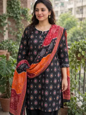 Stylish 3 Pcs Women's Unstitched Lawn Digital Print Suit