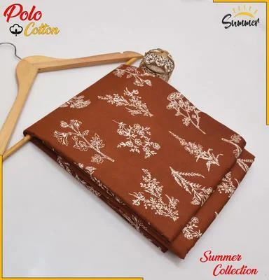 2 Pcs Women's Unstitched Printed Suit
