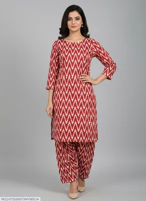 Stylish 2 Pcs Women's Unstitched Printed Suit