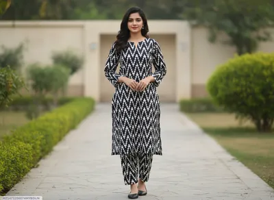 Stylish 2 Pcs Women's Unstitched Printed Suit