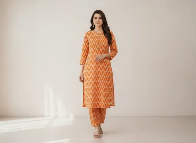 Stylish 2 Pcs Women's Unstitched Printed Suit thumbnail 8