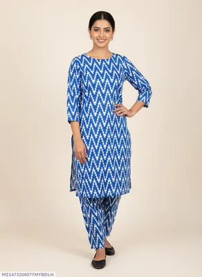 Stylish 2 Pcs Women's Unstitched Printed Suit