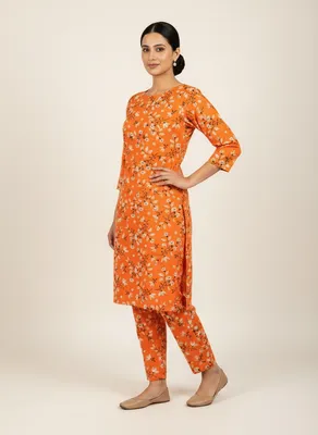 Stylish 2 Pcs Women's Unstitched Printed Suit thumbnail 3